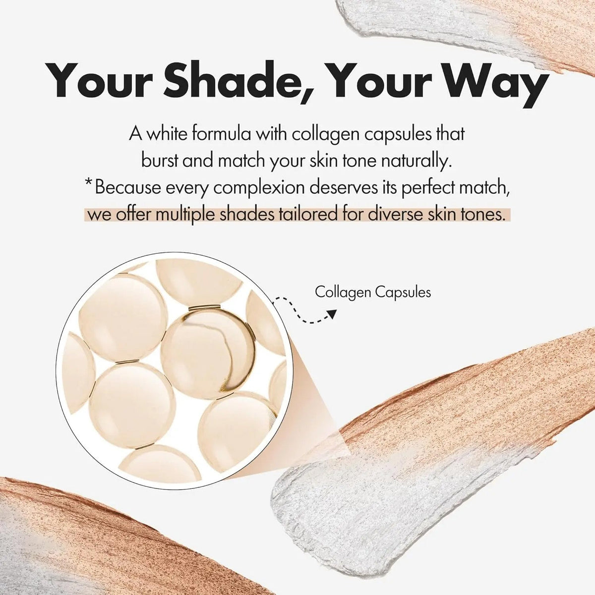 🎉BUY 1 GET 1 FREE🎉Color-Changing Foundation Stick with Collagen Capsules - Dual-Ended with Detachable Brush