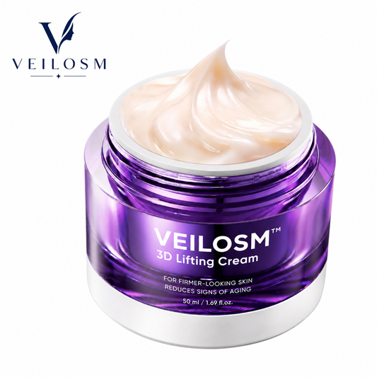 VEILOSM™ 3D Lifting Cream 1.69 fl oz Advanced Anti-Aging Probiotics Facial Night Cream with 17-Peptide Complex for Face & Neck Wrinkles