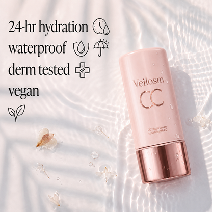 CC Color-Correcting Tinted Serum – Lightweight, Shade-Adaptive Coverage with 24H Hydration & 16H Waterproof Wear