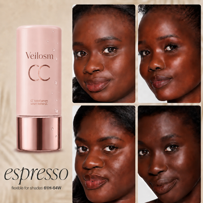 CC Color-Correcting Tinted Serum – Lightweight, Shade-Adaptive Coverage with 24H Hydration & 16H Waterproof Wear