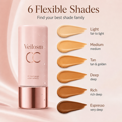 CC Color-Correcting Tinted Serum – Lightweight, Shade-Adaptive Coverage with 24H Hydration & 16H Waterproof Wear