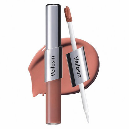 Perfect Twin Lip Dual-Ended Liquid Lipstick with Velvet Matte Color and Glossy Shine