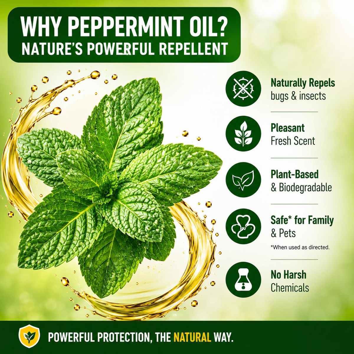 Pawzioo Peppermint Oil Bug Spray – Ant, Spider & Roach Repellent