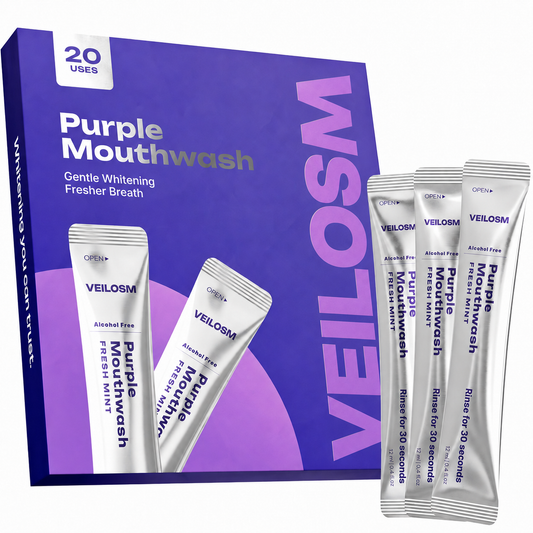 Buy 2 Get 1 Free 🔥 | Purple Mouthwash - Sachets 20 Pack The perfect choice to keep your smile shining for several months