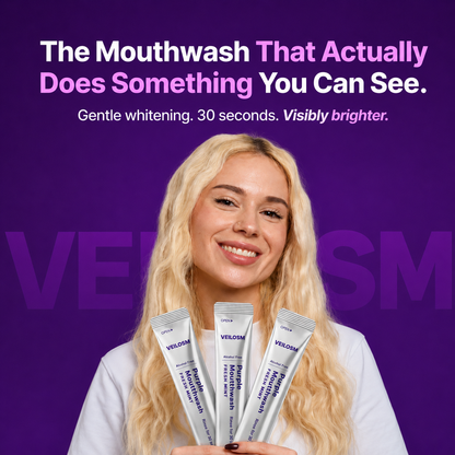 Buy 2 Get 1 Free 🔥 | Veilosm™ Purple Mouthwash - Sachets 20 Pack The perfect choice to keep your smile shining for several months