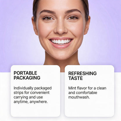 Buy 2 Get 1 Free 🔥 | Veilosm™ Purple Mouthwash - Sachets 20 Pack The perfect choice to keep your smile shining for several months