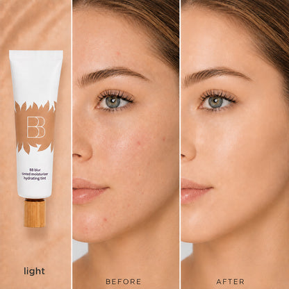 BB Blur Tinted Moisturizer SPF 30 — Free Round Blending Brush Included