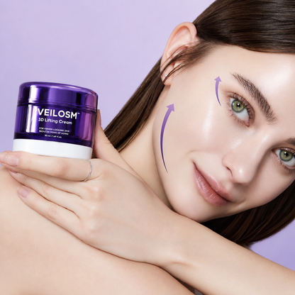 VEILOSM™ 3D Lifting Cream 1.69 fl oz Advanced Anti-Aging Probiotics Facial Night Cream with 17-Peptide Complex for Face & Neck Wrinkles