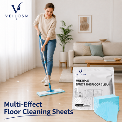 VEILOSM™ 100 Pieces Floor Cleaning Tablets Multi-Surface Cleaner for Hardwood Laminate Tile & RV Walls Antibacterial Deodorization Maintenance