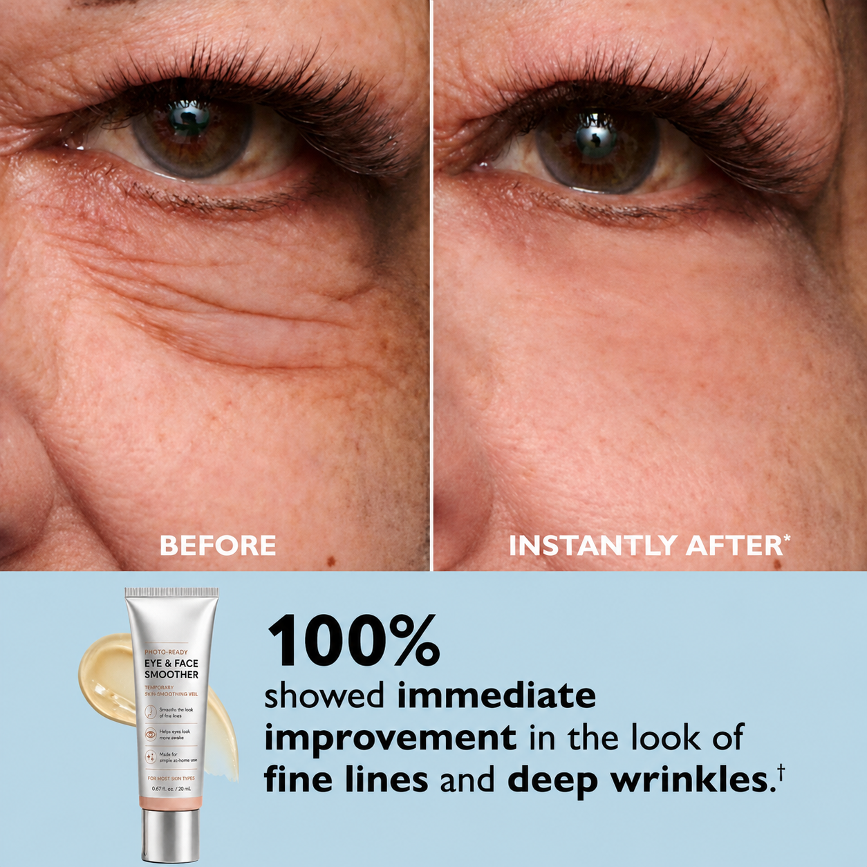 Instant Face Temporary Tightener – Instant visible results in 60 seconds