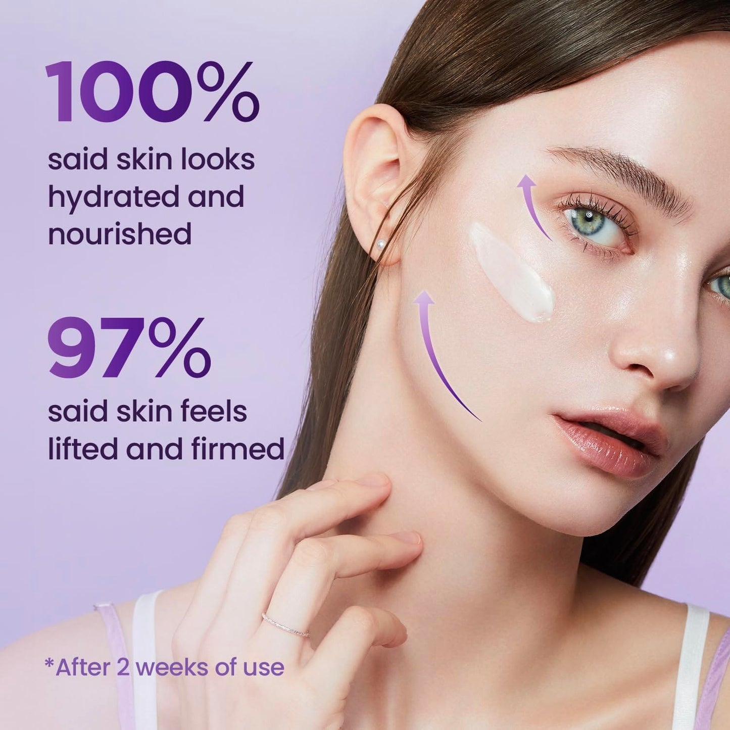 VEILOSM™ 3D Lifting Cream 1.69 fl oz Advanced Anti-Aging Probiotics Facial Night Cream with 17-Peptide Complex for Face & Neck Wrinkles