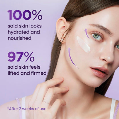 VEILOSM™ 3D Lifting Cream 1.69 fl oz Advanced Anti-Aging Probiotics Facial Night Cream with 17-Peptide Complex for Face & Neck Wrinkles