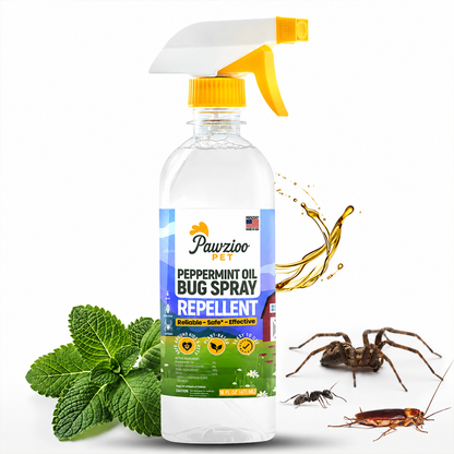Pawzioo Peppermint Oil Bug Spray – Ant, Spider & Roach Repellent