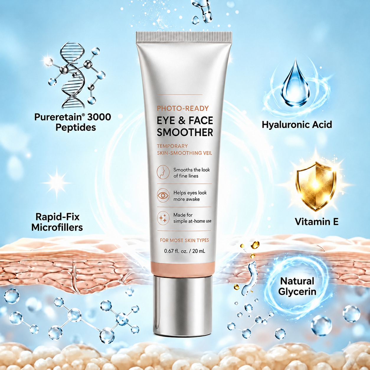 Instant Face Temporary Tightener – Instant visible results in 60 seconds
