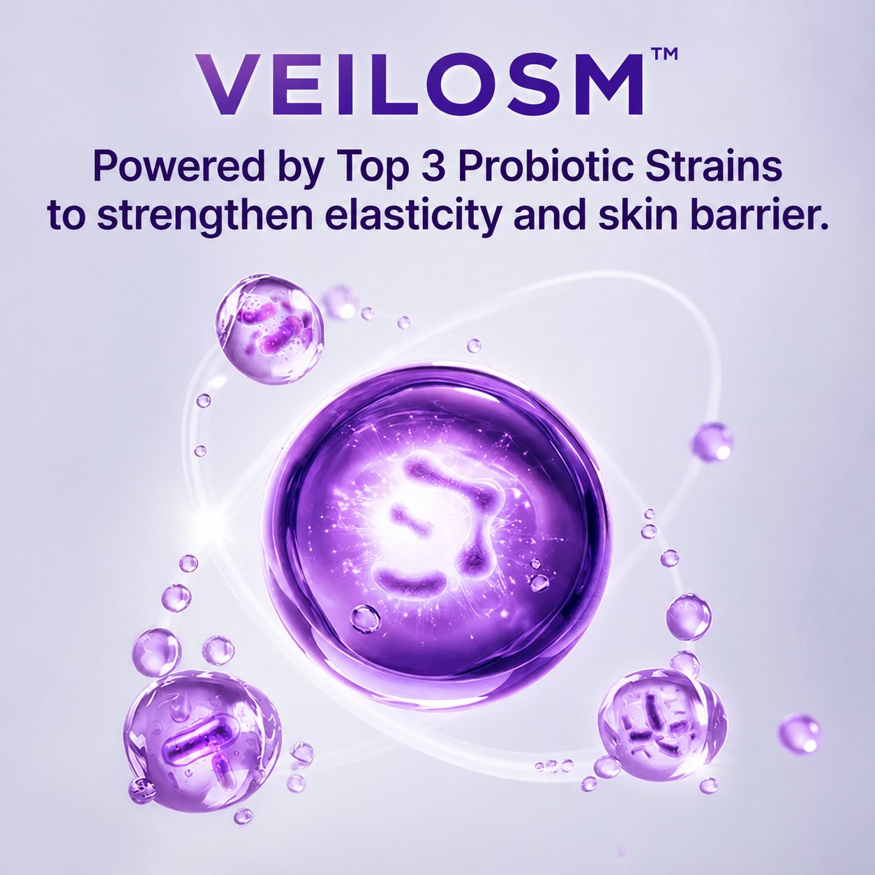 VEILOSM™ 3D Lifting Cream 1.69 fl oz Advanced Anti-Aging Probiotics Facial Night Cream with 17-Peptide Complex for Face & Neck Wrinkles