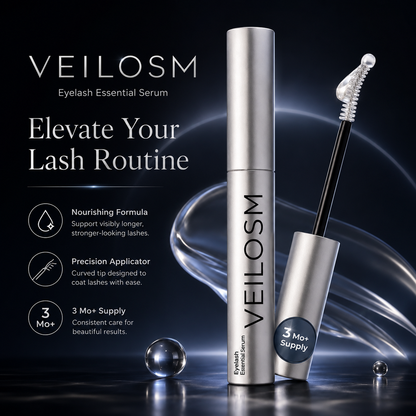 🔥Up To 20% OFF🔥 Buy 2 Get 1 Free| Veilosm™ Essential Eyelash Growth Serum - Safe & Gentle Lashes Care
