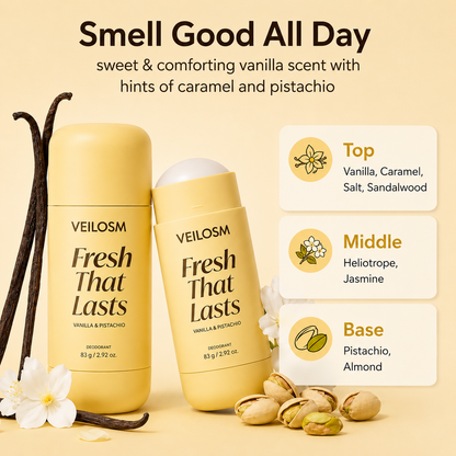 Up To 50% OFF | VEILOSM™ Deodorant Vanilla & Pistachio Fresh That Lasts