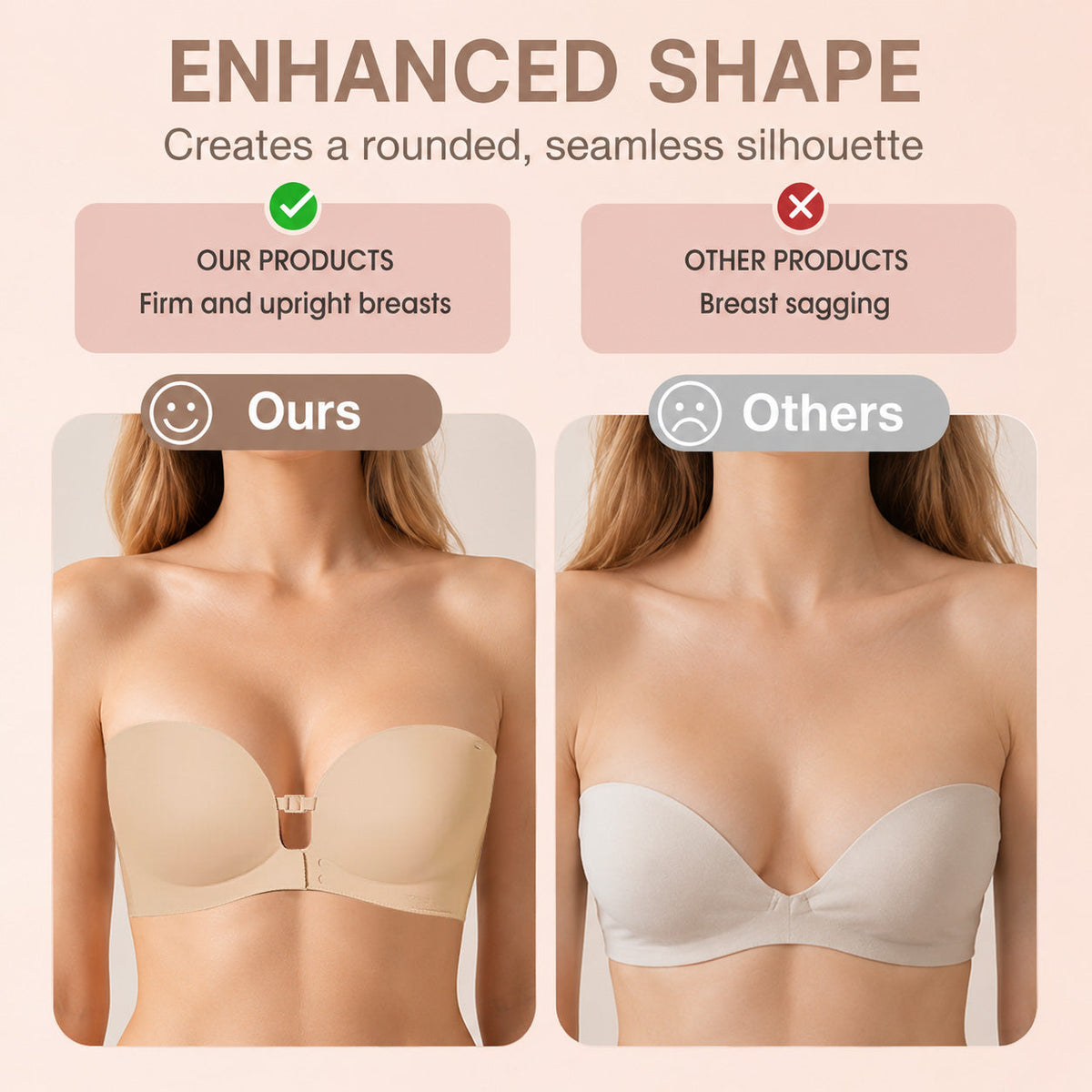 Final 3 Hours: 60%OFF🔥The Smooth Bra That Unlocks More of Your Closet – Made for Tricky Tops & Dresses
