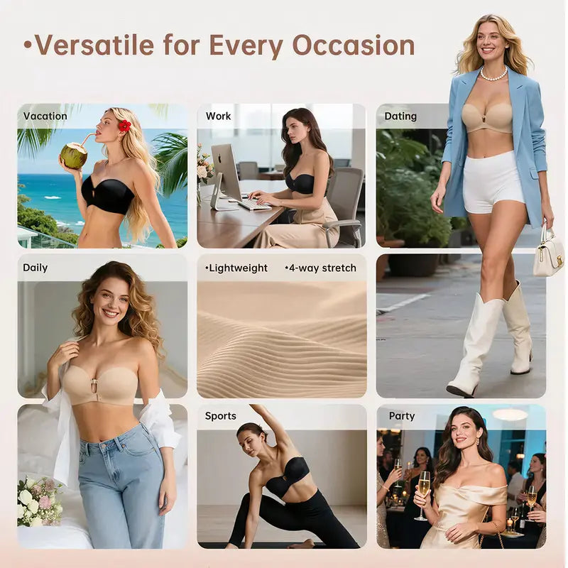 Final 3 Hours: 60%OFF🔥The Smooth Bra That Unlocks More of Your Closet – Made for Tricky Tops & Dresses