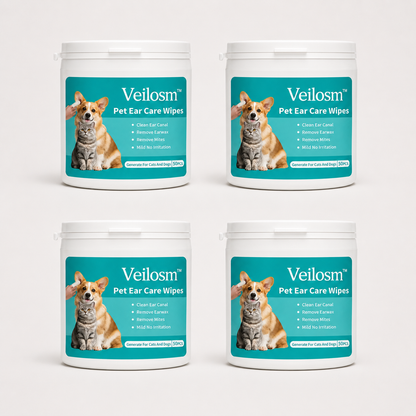 50% off 🎉 | Veilosm™ Pet Ear Cleaner Finger Wipes🐾A Softer Way to Clean